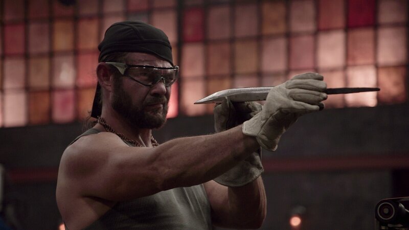 Forged in Fire Wettkampf der Schmiede Staffel5 EP Die Hellebarde – Bild: A&E Television Networks Lizenzbild frei