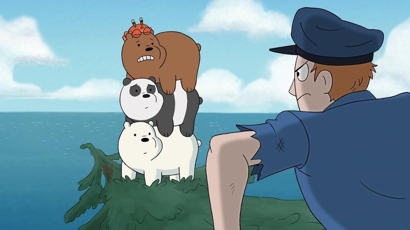 Hinter: Ice Bear, Panda Bear, Grizzly Bear, Captain Craboo – Bild: Cartoon Network