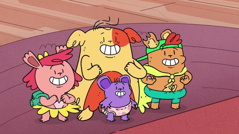 v.li.: Clover, Greg, Lil Pal, Mondo – Bild: Paramount