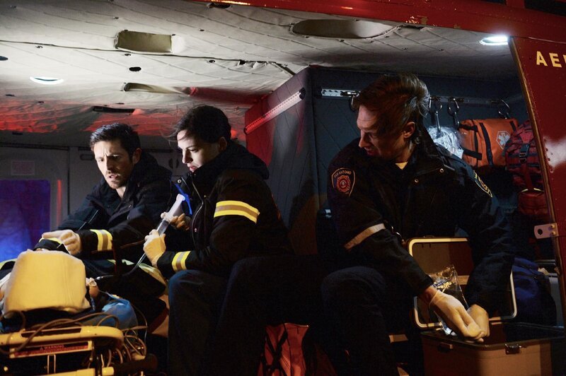 Dr. TC Callahan (Eoin Macken, l.), Jordan Alexander (Jill Flint) +++ – Bild: RTL /​ © NBC Universal Media
