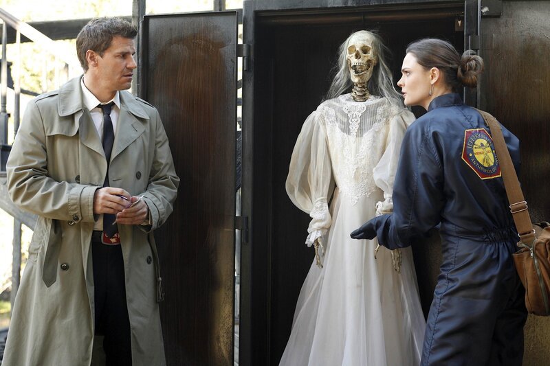 Booth (David Boreanaz, L) and Brennan (Emily Deschanel, R) – Bild: TV25