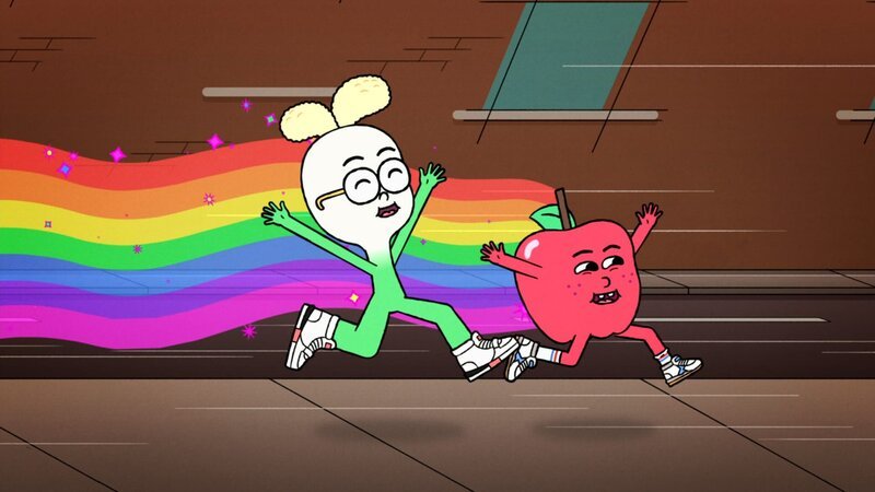 L-R: Onion and Apple – Bild: Cartoon Network