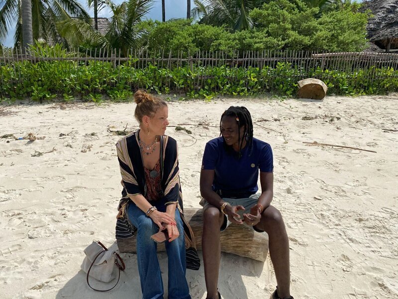 Levke und Amosi. – Bild: Foto: RTL /​ TV Turbo