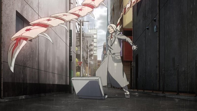 Nachdem Touka und Hinami in eine Falle getappt sind, stellen sie sich Mado … – Bild: Sui Ishida/​Shueisha,Tokyo Ghoul Production Committee