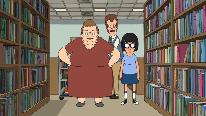 Mr. Ambrose (m.), Tina (r.) – Bild: ViacomCBS /​ BOB’S BURGERS and TCFFC ALL RIGHTS RESERVED /​ FOX