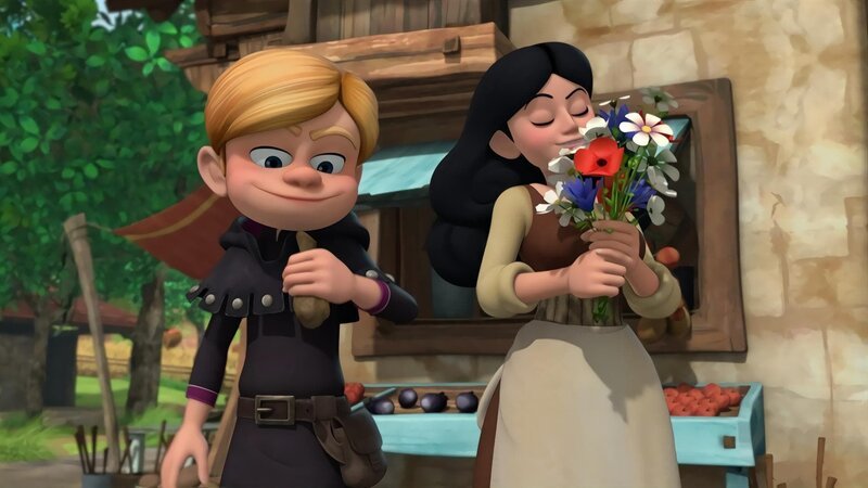 Landrin kennt alle Tricks, sein Publikum übers Ohr zu hauen und macht auch großzügig Gebrauch davon. – Bild: ZDF/​Method Animation 2021/​ZDF Studios/​KidsMe