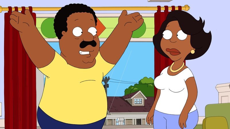 Cleveland Brown (l.); Donna Tubbs-Brown (r.) – Bild: FOX BROADCASTING