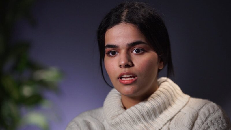 Rahaf Mohammed al-Qunun hat die Flucht aus dem von Männern dominierten Königreich geschafft. – Bild: ZDF und Louie Eroglu/John Mees Rahaf Mohammed al-Qunun hat die Flucht aus dem von Männern dominierten Königreich geschafft. – Bild: ZDF und Louie Eroglu/John Mees