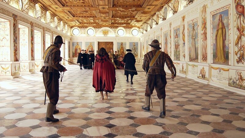 Der 12jährigewilde Petrus Gonsalvus wird dem französischen König Heinrich II. vorgeführt. – Bild: ORF/epo-film Der 12jährigewilde Petrus Gonsalvus wird dem französischen König Heinrich II. vorgeführt. – Bild: ORF/epo-film