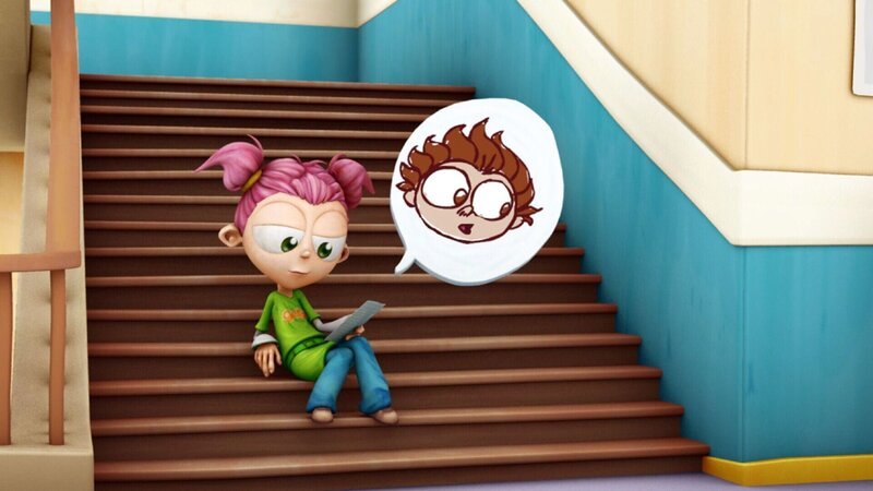 In der Schule werden ständig die Snacks gestohlen. Angelo und seine Freunde wollen dem Dieb auf die Schliche kommen und schmieden einen Plan. – Bild: Cake Entertainment