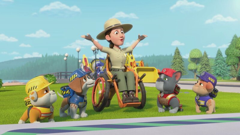 v.li.: Rubble, Wheeler, Park Ranger Rose, Charger, Mix – Bild: Paramount