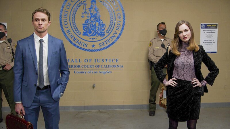 Mark Callan (Wilson Bethel, l.); Samantha Powell (Audrey Corsa, r.) – Bild: Warner Brothers Entertainment
