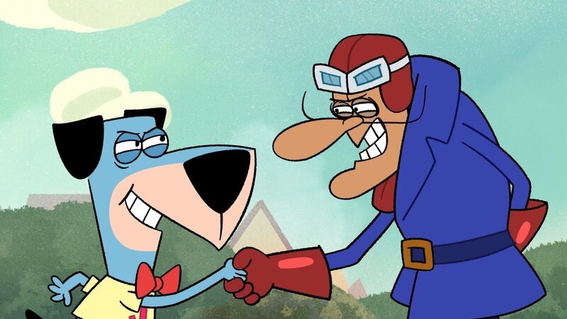 v.li.: Huckleberry Hound, Dick Dastardly – Bild: Warner Bros. Animation