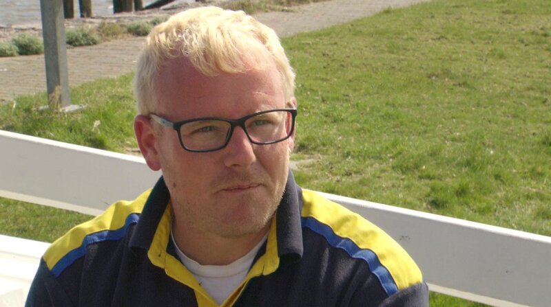 Kaufmann Lars will auf Hooge Festlandpreise einführen. Weitere Fotos erhalten Sie auf Anfrage. – Bild: NDR/​Jokespictures