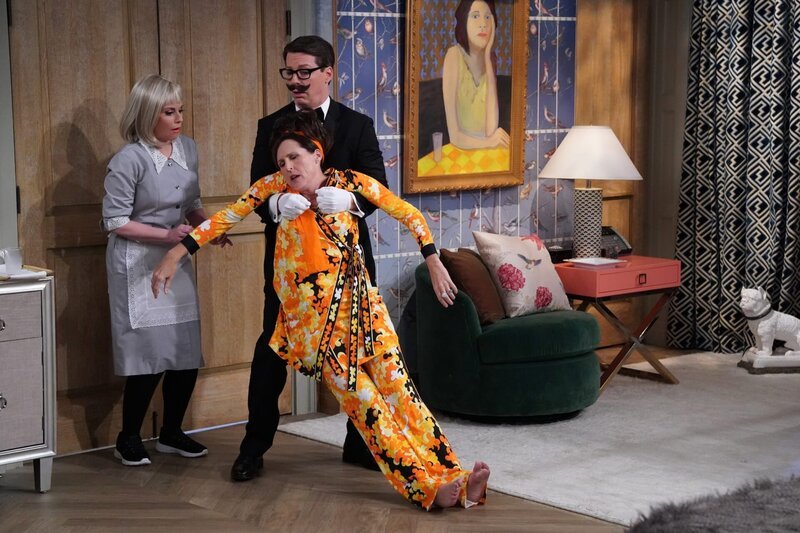 Karen Walker (Megan Mullally, l.); Jack McFarland (Sean Hayes, oben); Val Bassett (Molly Shannon, unten) – Bild: NBCUniversal Media, LLC