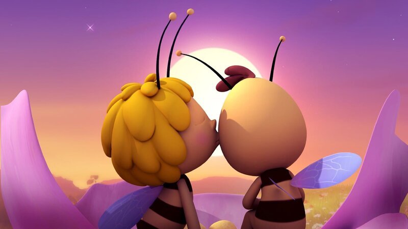 Maja und Willi sind unzertrennliche Freunde. – Bild: ZDF/​Studio100 Animation