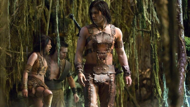 Mathayus (Michael Copon) macht sich mit der mutigen Layla (Karen Shenaz David), dem griechischen Autoren Ari und dem befreiten Gefangenen Fong auf eine atemberaubende Odyssee, um das Akkadische Reich und seine eigene Seele zu retten. – Bild: RTL II Mathayus (Michael Copon) macht sich mit der mutigen Layla (Karen Shenaz David), dem griechischen Autoren Ari und dem befreiten Gefangenen Fong auf eine atemberaubende Odyssee, um das Akkadische Reich und seine eigene Seele zu retten. – Bild: RTL II