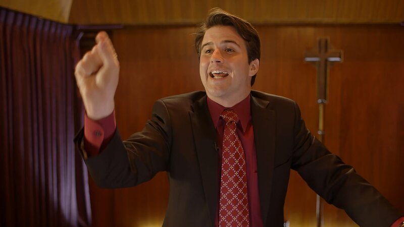 Pastor Nick Hackney leading Sunday services at Christ Community Church. – Bild: Investigation Discovery /​ Discovery Communications