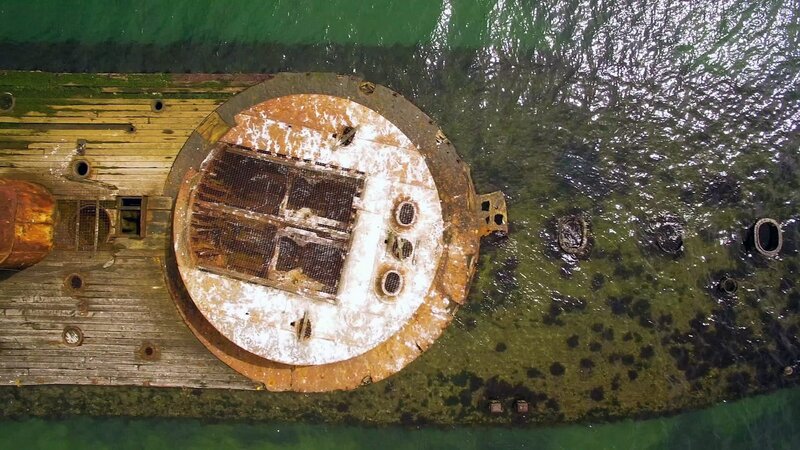 Das Wrack in der Half Moon Bay an der Küste Australiens ist besonders für Historiker von unschätzbarem Wert. – Bild: WeltN24 /​ TCB Media