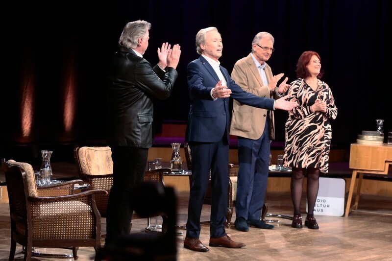 Christian Reichhold, Peter Kraus, Herbert Fechter, Regina Nassiri. – Bild: ORF