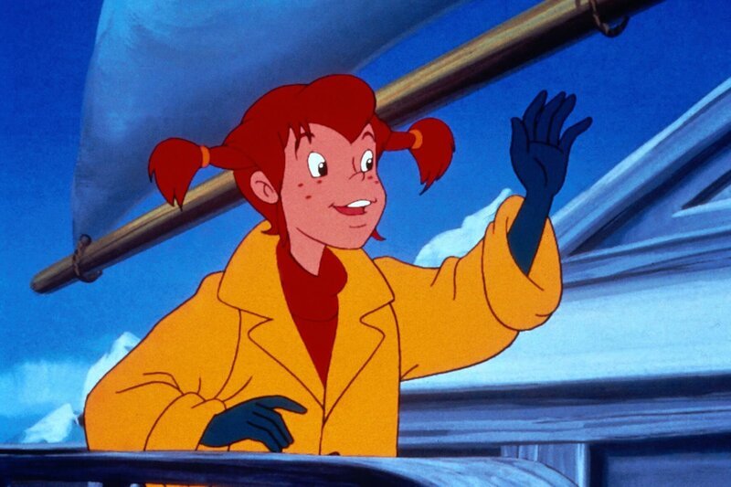 Pippi und Papa Ephraim überlegen gemeinsam, wie sie die grünen Wale beschützen können. – Bild: ZDF/​Taurus Film