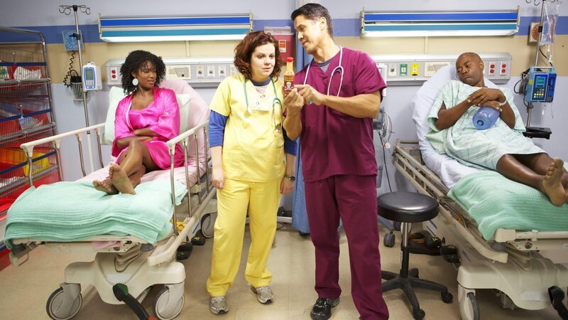 Khadijah and Daron in the ER with a doctor and nurse. – Bild: Discovery Communications