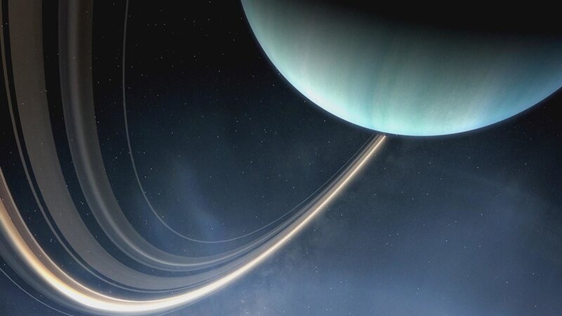 Uranus’ rings and haze. – Bild: PLURIMEDIA (Discovery Communications)