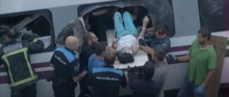 Injured passanger – Bild: rtve