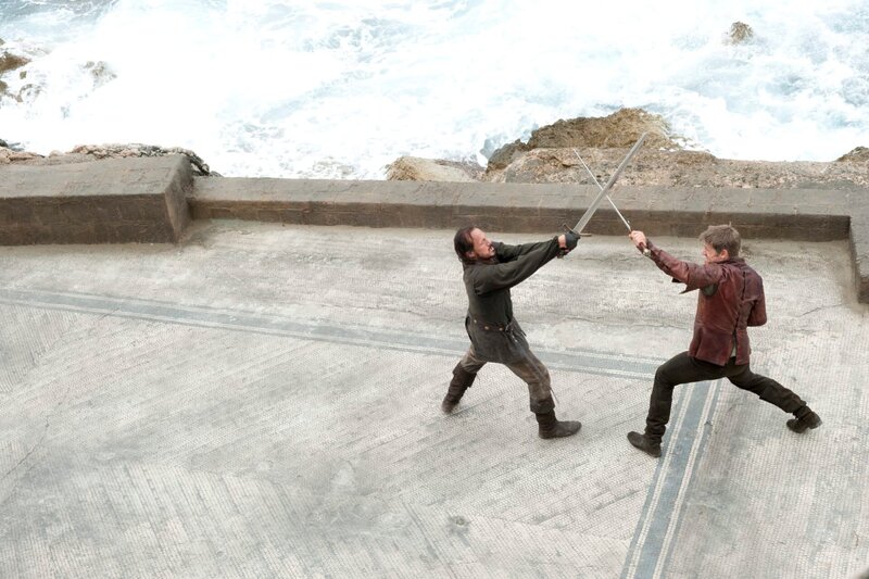 Still of Nikolaj Coster-Waldau and Jerome Flynn in Game of Thrones (2011) – Bild: Turner /​ © 2014 Home Box Office, Inc. All Rights Reserved.