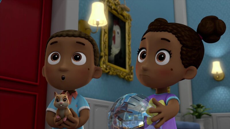 L-R: Mayor Goodwhiskers (vorne), Julius Goodway, Julia Goodway – Bild: Paramount