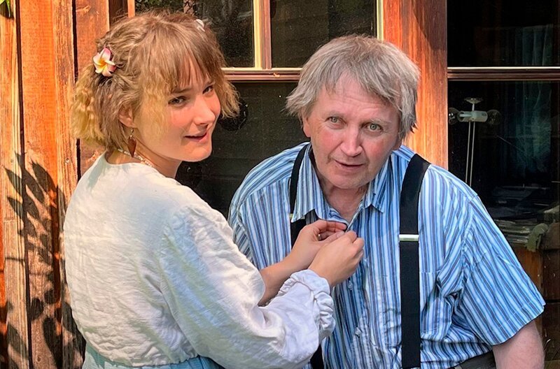 Sofia und ihr Vater Herwig. – Bild: BR/​Petra Schütz