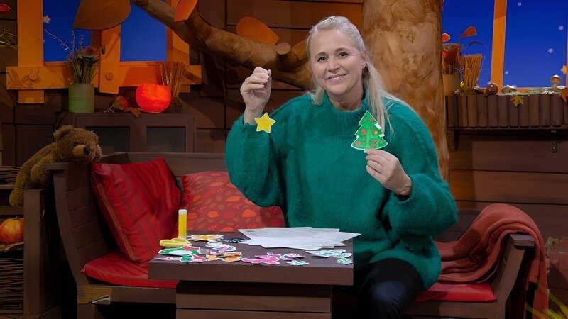 MACH MiT! Bastelbogen für den Advent – Festlicher Baumschuck 1 – Bild: KiKA