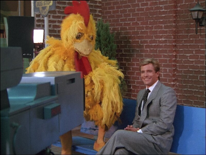 Faceman (Dirk Benedict, re.) gibt bereitwillig Interviews … – Bild: RTL II