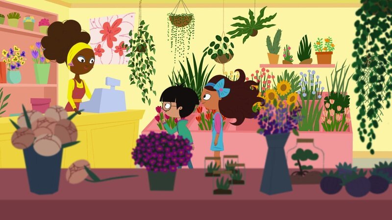 Im Blumenladen – Bild: SRF/​RTS/​Nadasdy Film/​Dschoint Ventschr