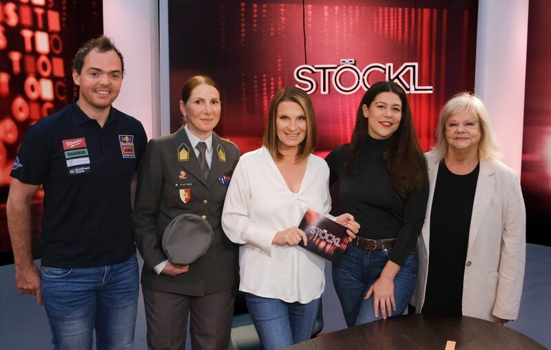 Matthias Walkner, Verena Plattner, Barbara Stöckl, Verena Titze, Marianne Mendt. – Bild: Günther Pichlkostner