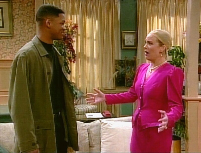 Will (Will Smith) bekommt das Angebot in einer Soap-Opera mitzuspielen. Als er sich jedoch bei einer Live-Sendung vollkommen daneben benimmt, wird er gefeuert. (Foto,re.: Leann Hunley als Joan) – Bild: RT2 Will (Will Smith) bekommt das Angebot in einer Soap-Opera mitzuspielen. Als er sich jedoch bei einer Live-Sendung vollkommen daneben benimmt, wird er gefeuert. (Foto,re.: Leann Hunley als Joan) – Bild: RT2