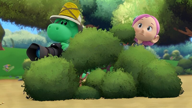 Haben Stella und Grisu etwa den seltenen Stibitz gehört? – Bild: ZDF/​2023 MONDO TV Group/​Pagot/​Calidra/​T2T/​ZDFS