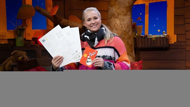 MACH MiT! Bastelbogen für den Advent – Kreative Weihnachtskarten 1 – Bild: KiKA