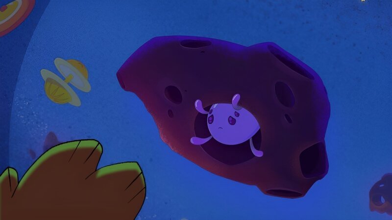 Der kleine Oktosingwal fürchtet sich. – Bild: WDR/​2024 Method Animation