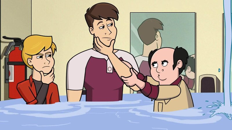 L-R: Henry /​ Kid Danger, Ray /​ Captain Man, Schwoz – Bild: 2018 Viacom International Inc. All Rights Reserved.