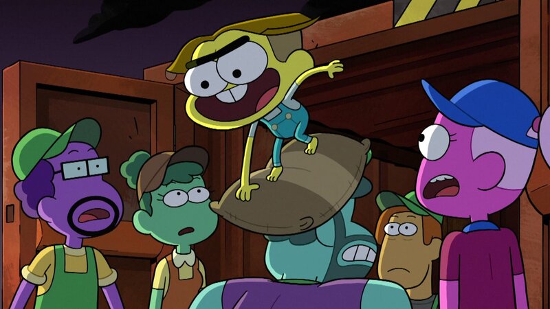 In the middle: Cricket Green – Bild: Disney+