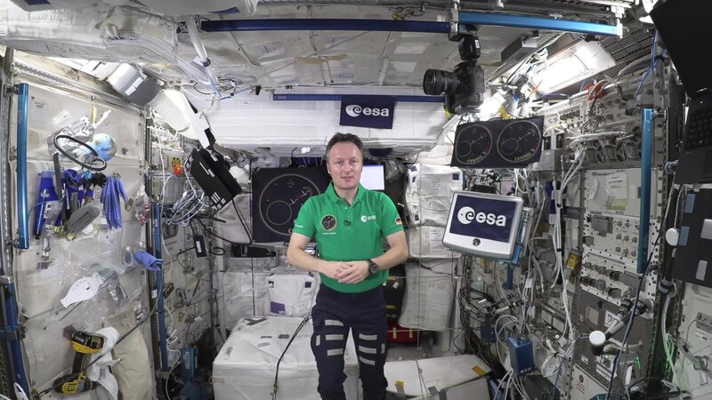 ESA-Astronaut Matthias Maurer im Interview mit „planet e.“ – Bild: ZDF und ESA./​ESA