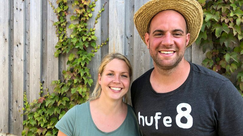 Anna und Lukas Propp vom Hof hufe8. – Bild: NDR/​Stefan Horn