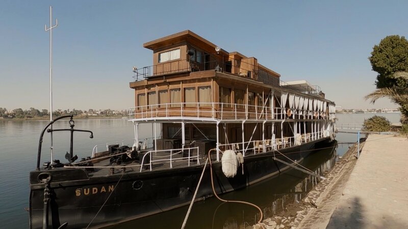 Nilschiff SS Sudan in Luxor, 2021. – Bild: BR Nilschiff SS Sudan in Luxor, 2021. – Bild: BR