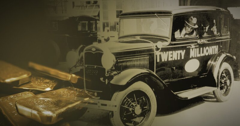 Automobilkönig Henry Ford verändert nicht nur die gesellschaftliche Mobilität, sondern gestaltet maßgeblich die Welt, wie wir sie heute kennen. – Bild: ZDF und Tobias Lenz, Autorenkombinat