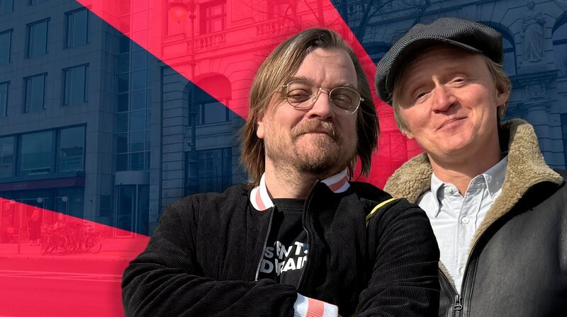 Der Bokelberg kommt zum Propheten! Oder zu unserem Host Pierre M. Krause. Unter dem Eindruck sowjetischer Kolossalstatuen sprechen sie über das wunderschöne Berlin, Trash-Show Erfahrungen und holländische Pornohefte. – Bild: SWR