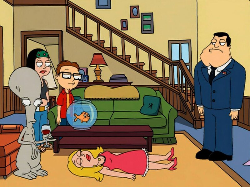 (im Uhrzeigersinn) Roger; Hayley Smith; Steve Smith; Klaus; Stan Smith; Francine Smith – Bild: 2005 Twentieth Century Fox Film Corporation