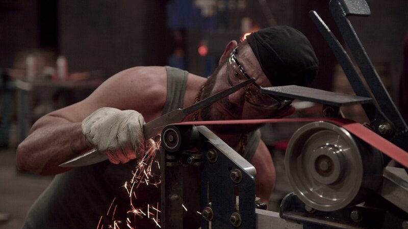 Forged in Fire Wettkampf der Schmiede Staffel5 EP Die Hellebarde – Bild: A&E Television Networks Lizenzbild frei