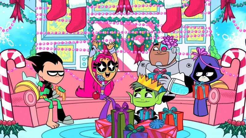 v.li.: Robin, Starfire, Beast Boy, Cyborg, Raven – Bild: Cartoon Network