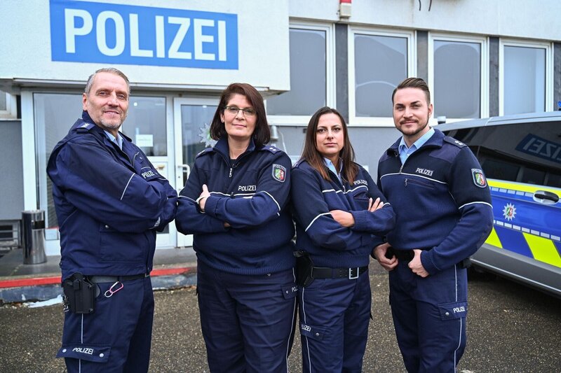 (v.l.n.r.) Martin Fuchs; Ilka Fischer; Clara Ortega; Jonas Schmidt – Bild: Julia Feldhagen